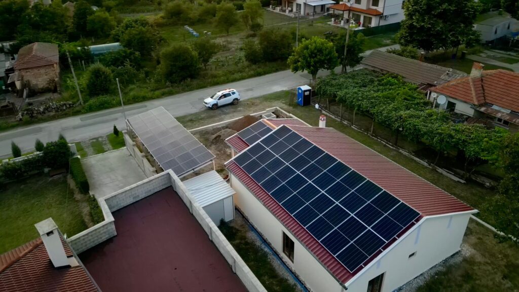 Соларен навес 22.2 kWp с EV зарядна станция – Приселци